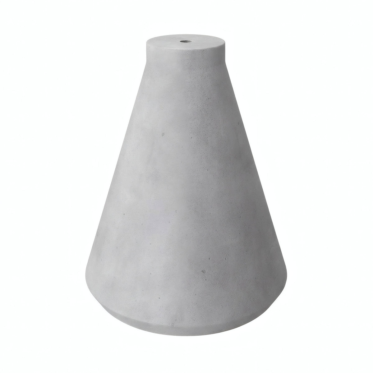Trechtervormige lampenkap van cement met E27-fitting — Licht cement