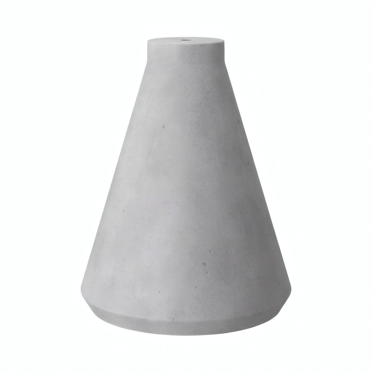 Trechtervormige lampenkap van cement met E27-fitting — Licht cement