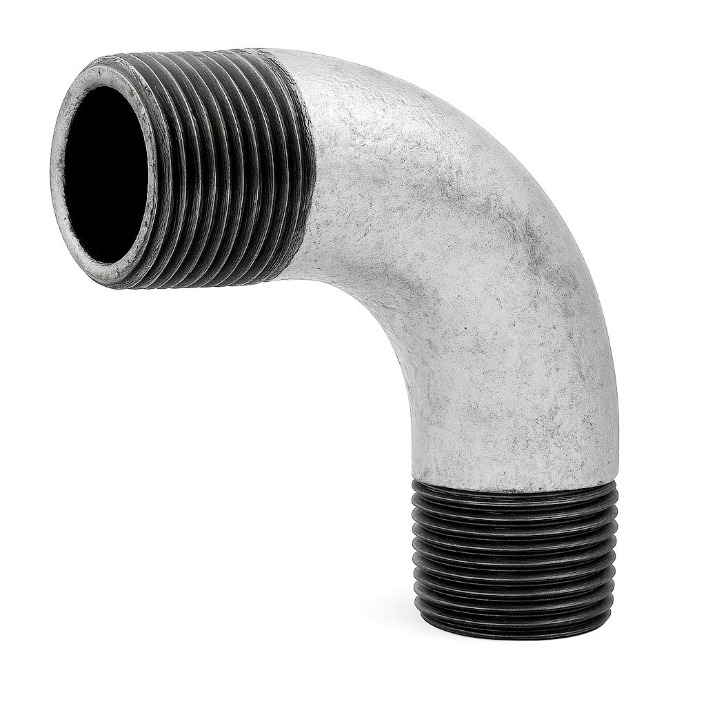 Coude courbe plomberie galvanisé fonte