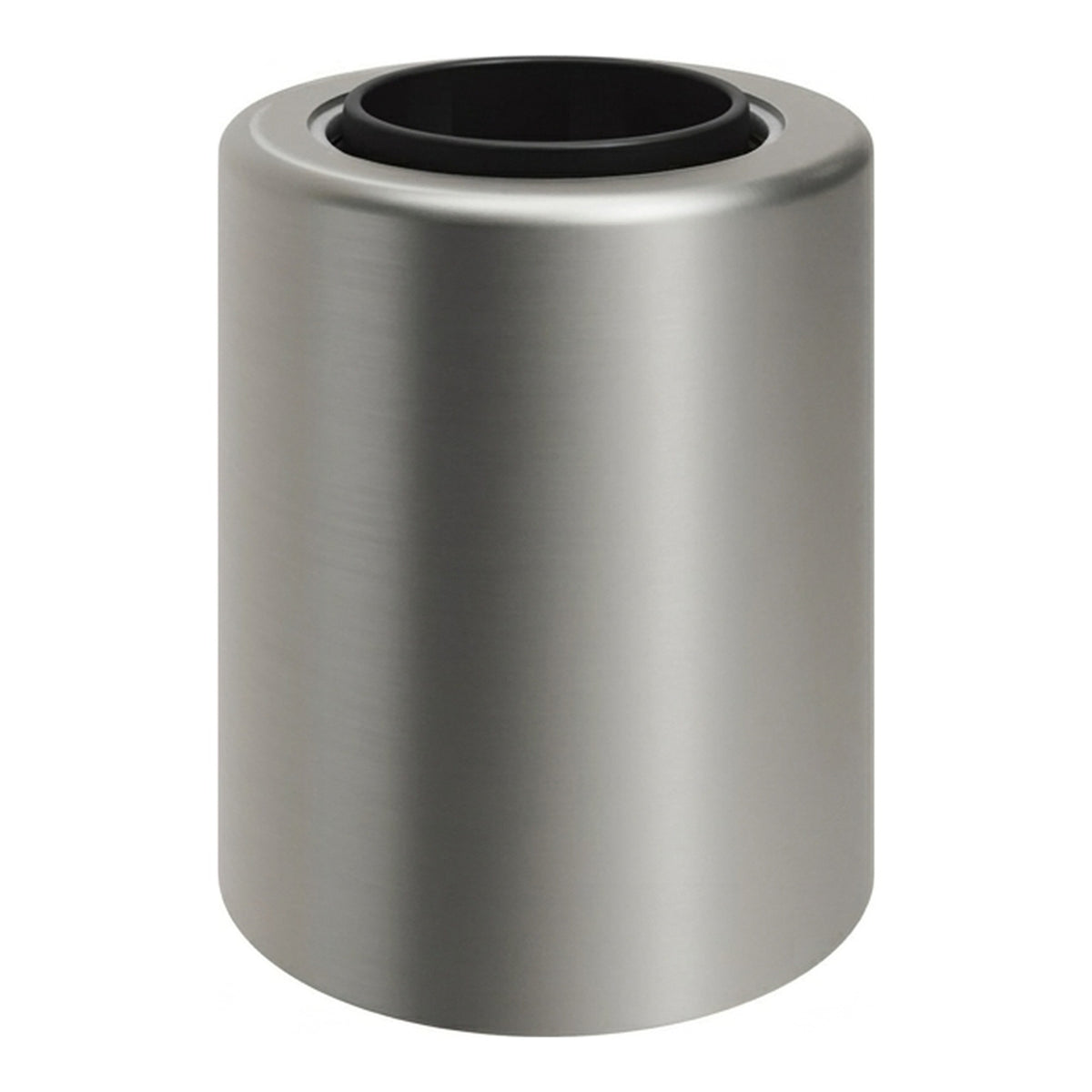 Metalen E27-fitting voor wand of plafond — Satijn titanium