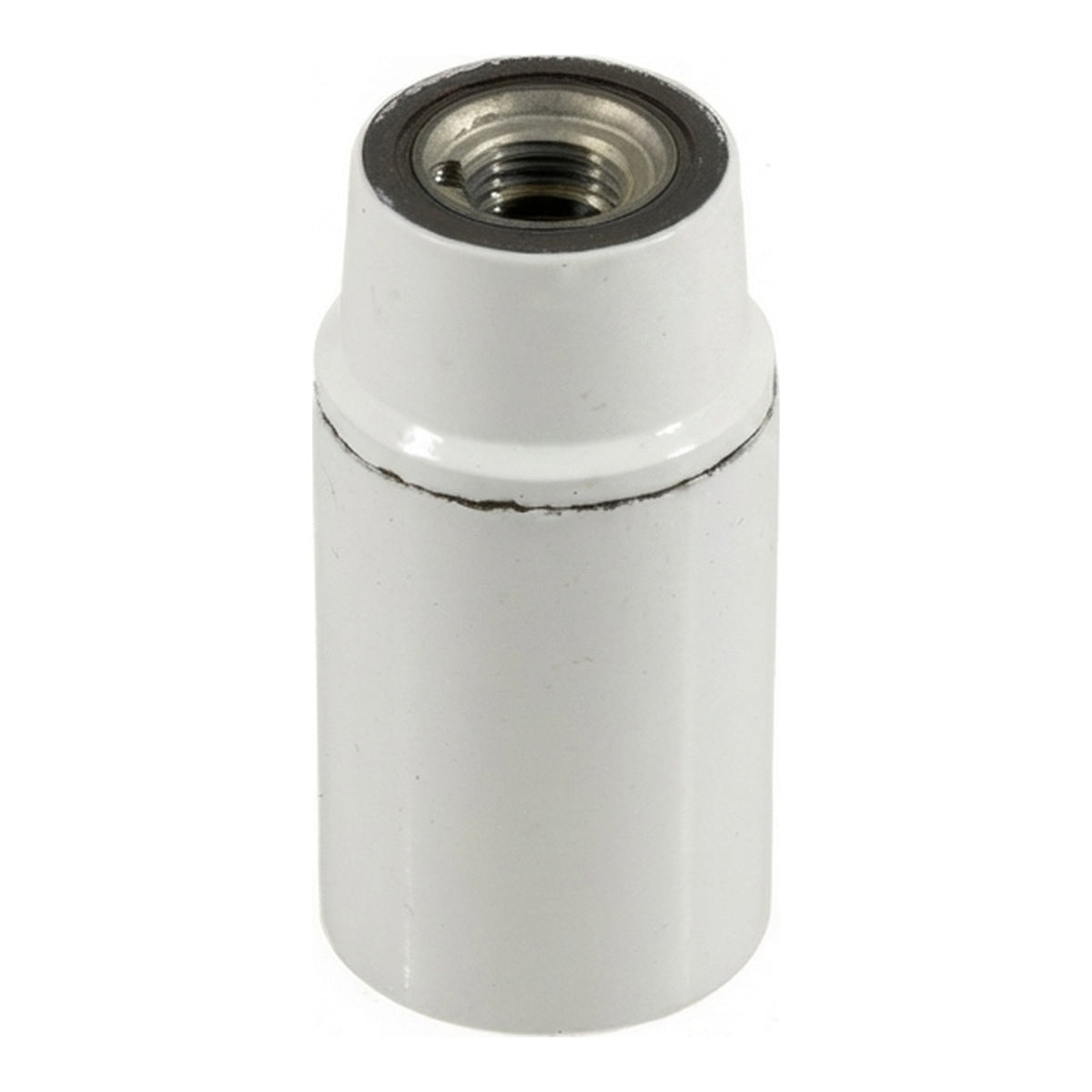 E14-fitting van bakeliet — Wit