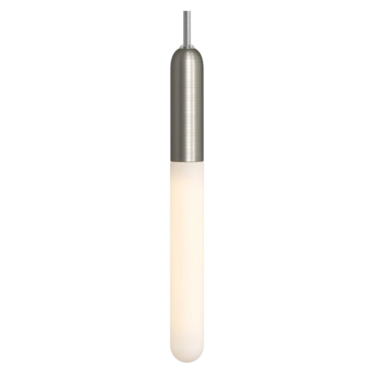 Compacte metalen E14-fitting — Satijn titanium