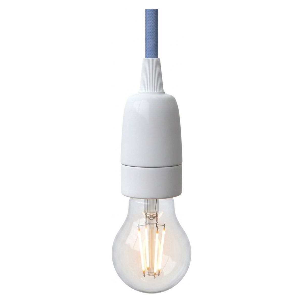 E14-fitting van porselein — Wit