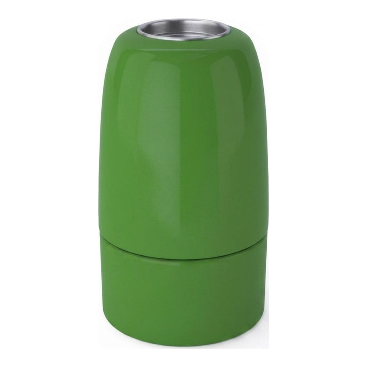 E14-fitting van porselein — Groen