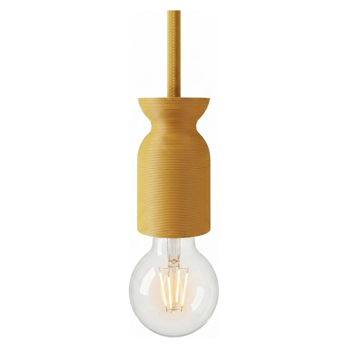 E27-fitting van 3D-geprint gerecycled kunststof — Oker