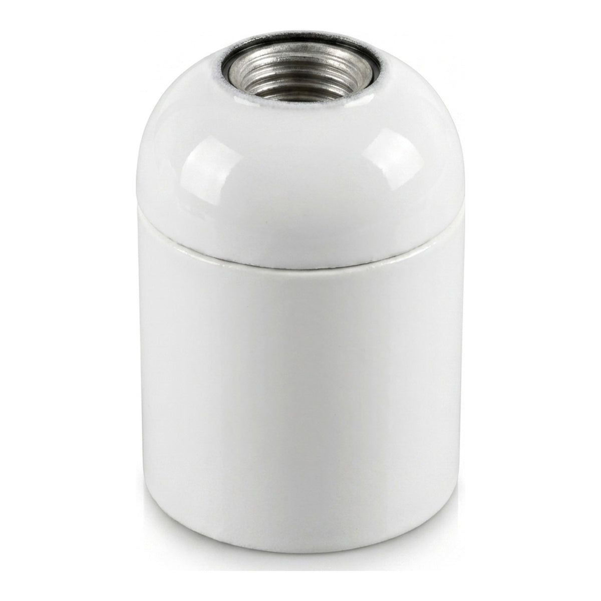 E27-fitting van bakeliet — Wit