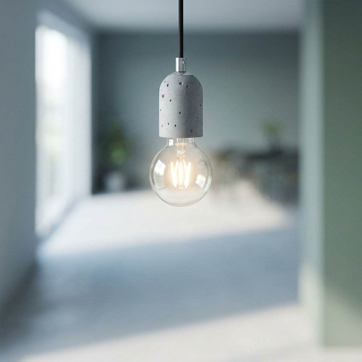 E27-fitting van cement — Licht cement