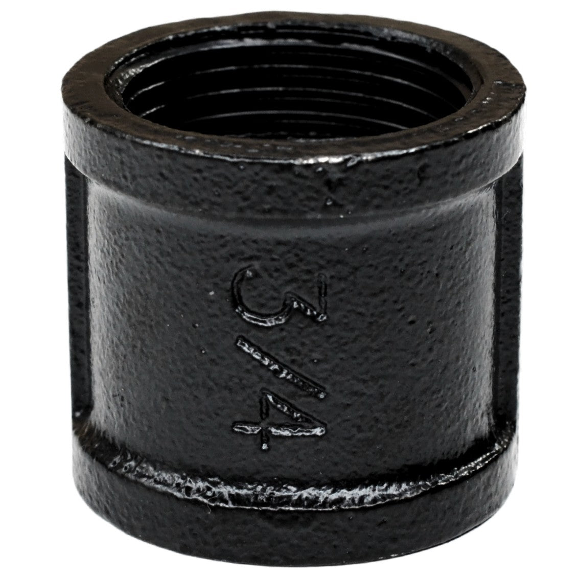 manchon décoratif style plomberie noir