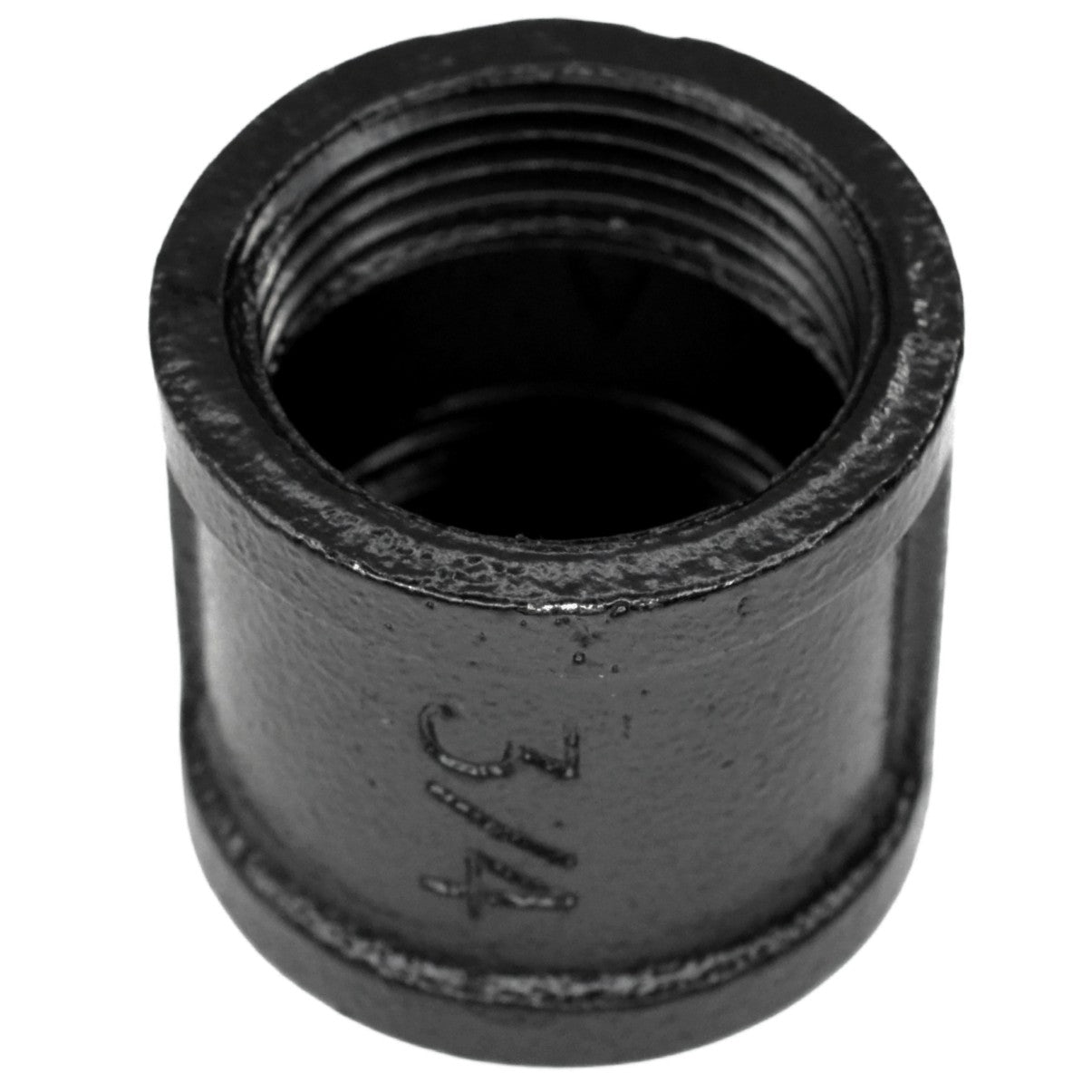 manchon taraudé noir à visser