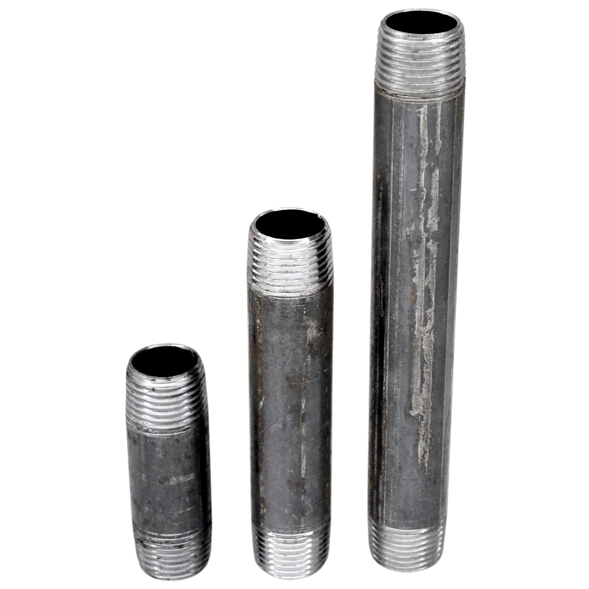 Destockage - buis 1/2'' - keuze 2 - 15x21mm zwart staal - schroefdraad