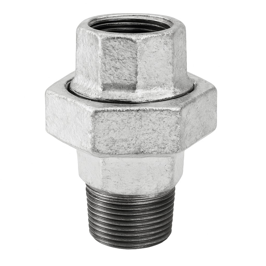 Union mâle femelle plomberie galvanisée