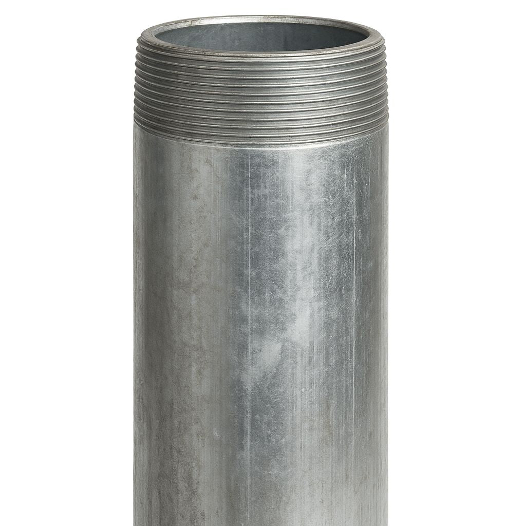 Tube acier galva fileté 3" - 80x90mm - DN80