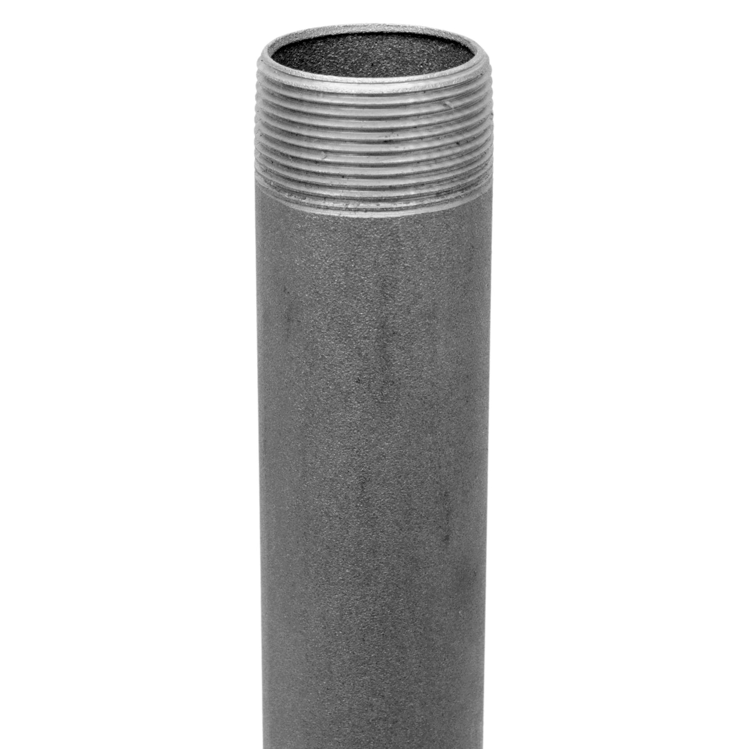 Tube de plomberie à visser 1"1/2 en acier noir