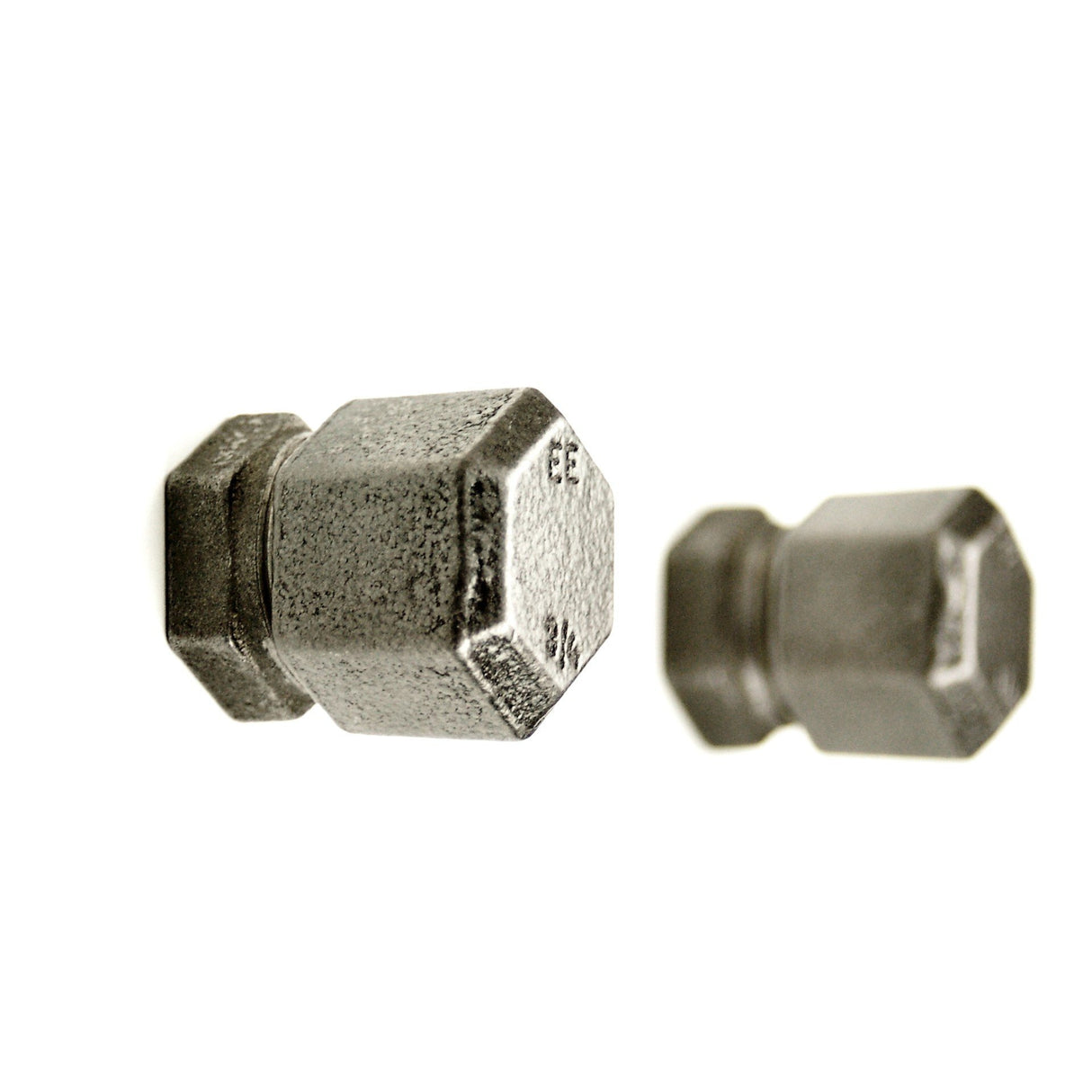 bouton de meuble en fonte noire pour tiroir ou porte