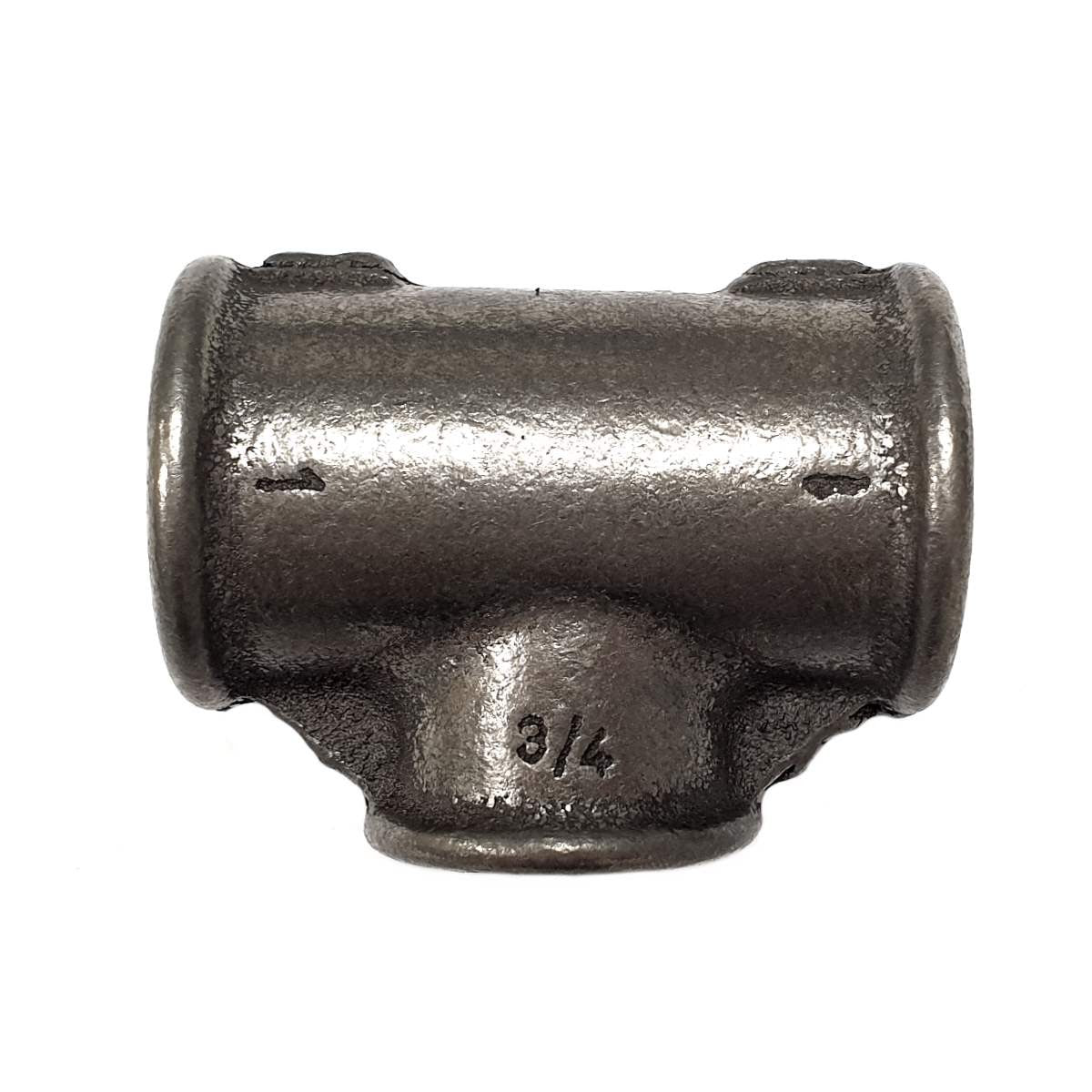 Raccord Té réduit fonte noire Fem/Fem/Fem (26X34)-(20X27)-(26X34)