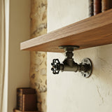 Wandsteun met zwart handwiel | Model 3