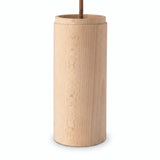 Lampenkap van beukenhout voor spot met E27-fitting — Naturel hout