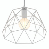 Koepelvormige kooilampenkap XL Ø 35 cm met E27-fitting