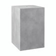 Kubusvormige lampenkap van cement met E27-fitting — Licht cement