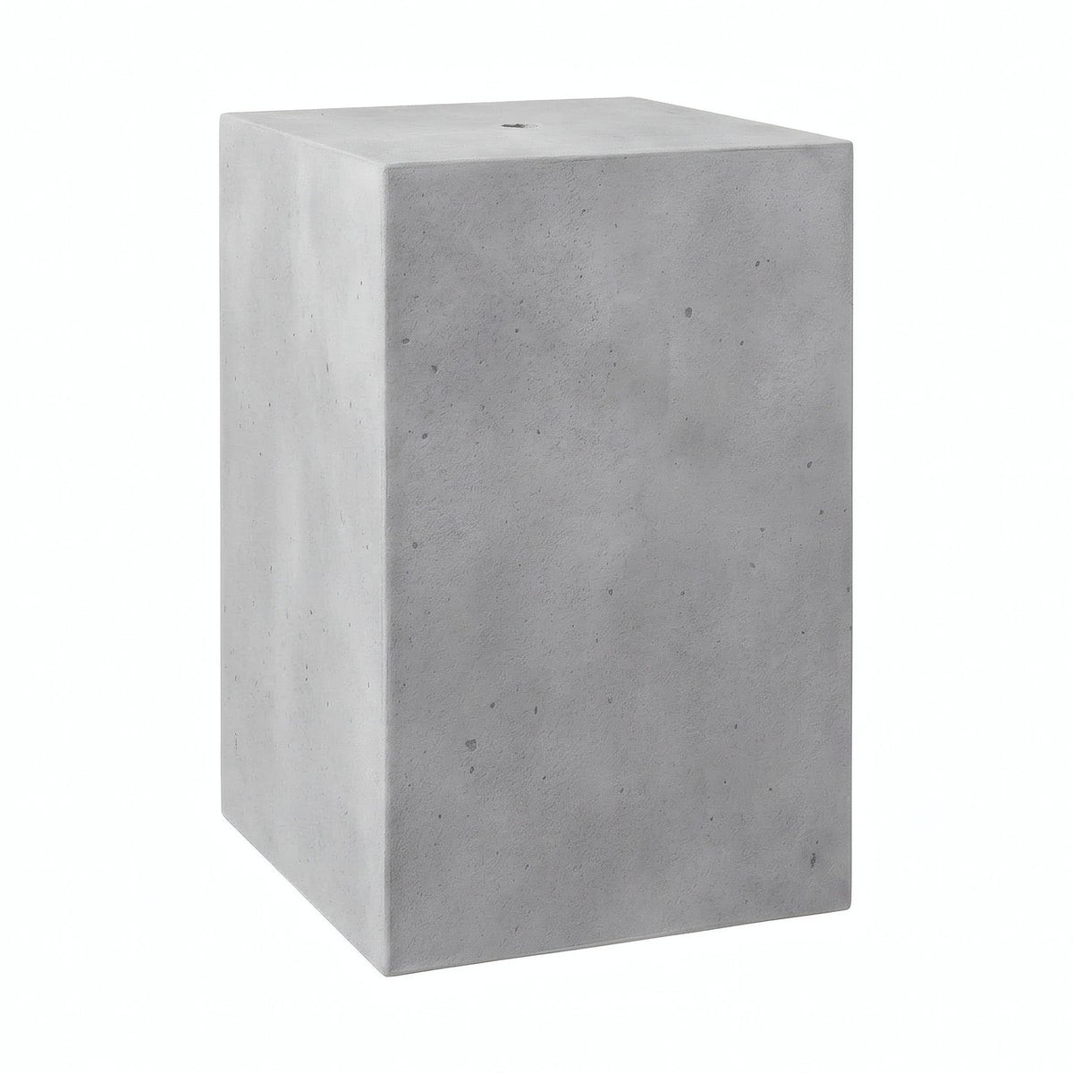 Kubusvormige lampenkap van cement met E27-fitting — Licht cement