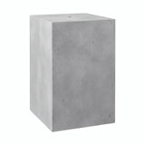 Kubusvormige lampenkap van cement met E27-fitting — Licht cement