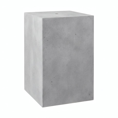 Kubusvormige lampenkap van cement met E27-fitting — Licht cement
