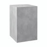 Kubusvormige lampenkap van cement met E27-fitting — Licht cement