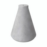 Trechtervormige lampenkap van cement met E27-fitting — Licht cement