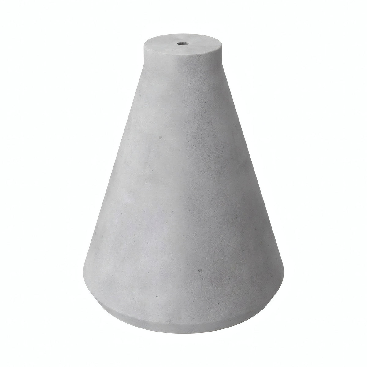 Trechtervormige lampenkap van cement met E27-fitting — Licht cement