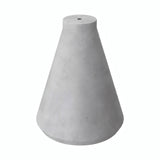Trechtervormige lampenkap van cement met E27-fitting — Licht cement