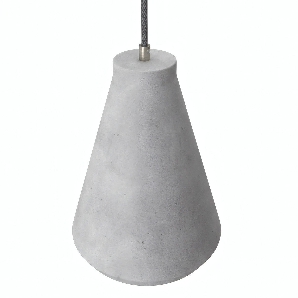 Trechtervormige lampenkap van cement met E27-fitting — Licht cement