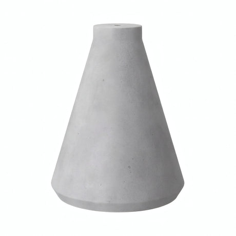 Trechtervormige lampenkap van cement met E27-fitting — Licht cement