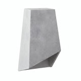 Prismavormige lampenkap van cement met E27-fitting — Licht cement