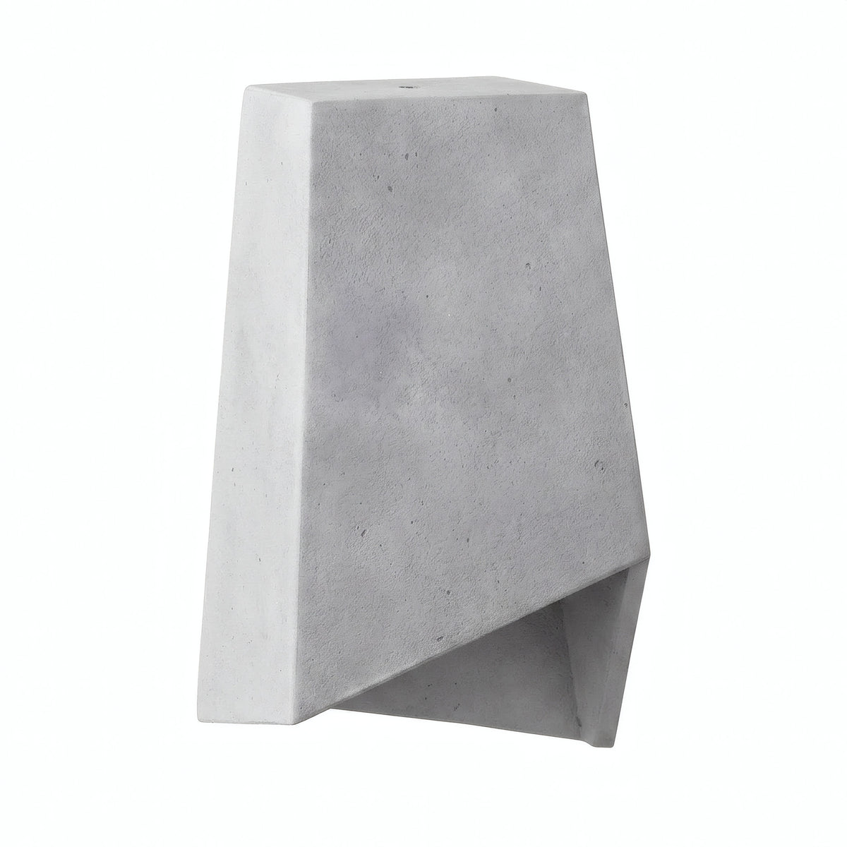 Prismavormige lampenkap van cement met E27-fitting — Licht cement