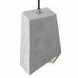 Prismavormige lampenkap van cement met E27-fitting — Licht cement
