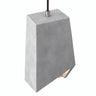 Prismavormige lampenkap van cement met E27-fitting — Licht cement