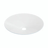 Platte geëmailleerde lampenkap Ø 30 cm voor E27-fitting — Hemelsblauw