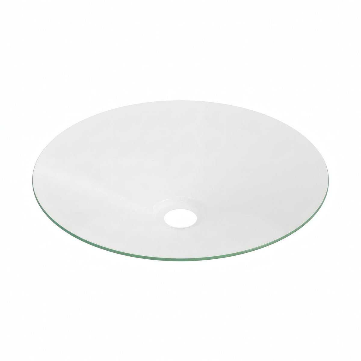 Platte geëmailleerde lampenkap Ø 30 cm voor E27-fitting — Grasgroen
