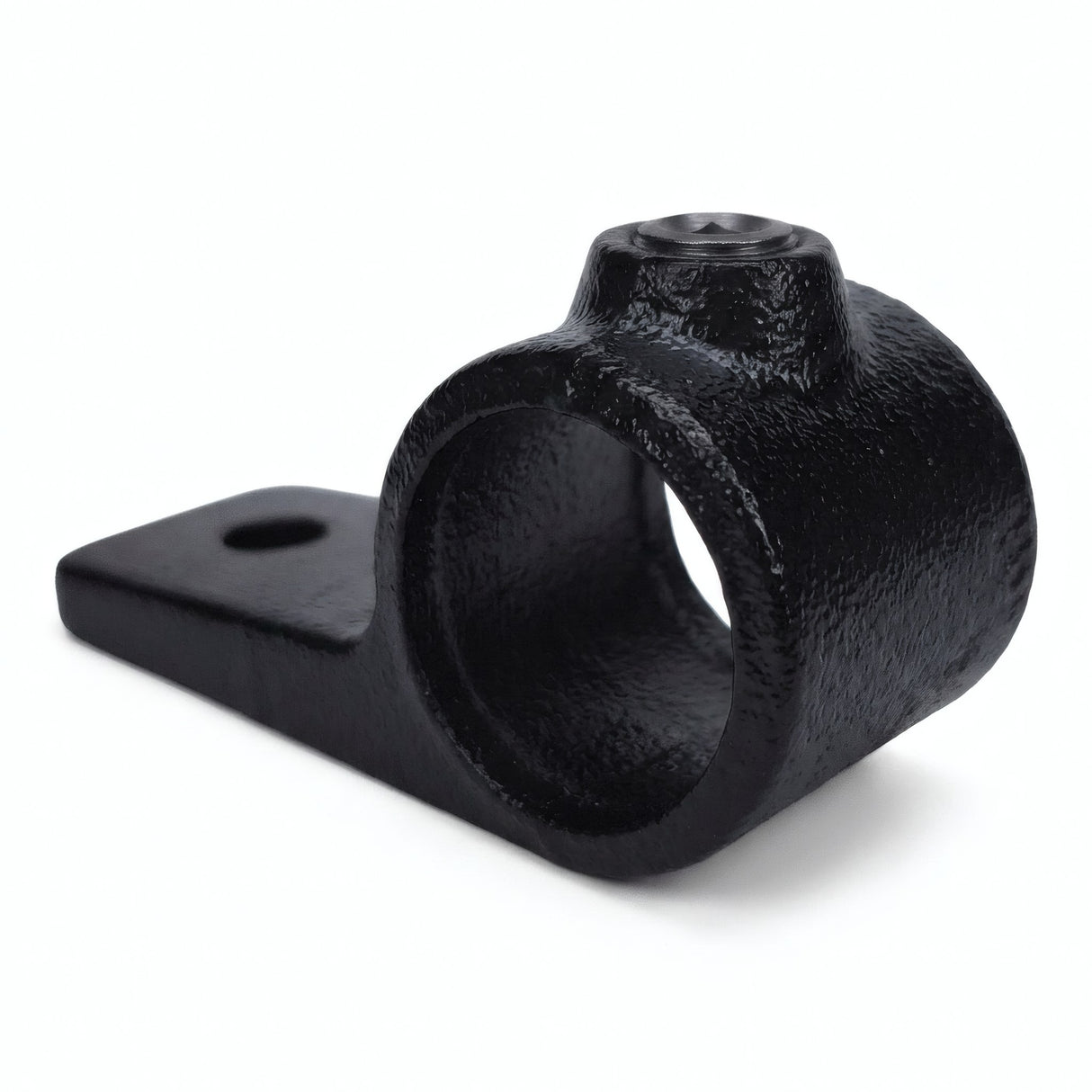 Bague à Patte Simple (BTR) - Peinture Noire - photo produit fond blanc 2