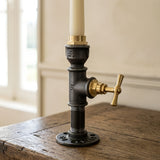 Steampunk kandelaar kraan