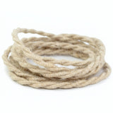 Câble électrique textile jute torsadé - photo produit fond blanc 7