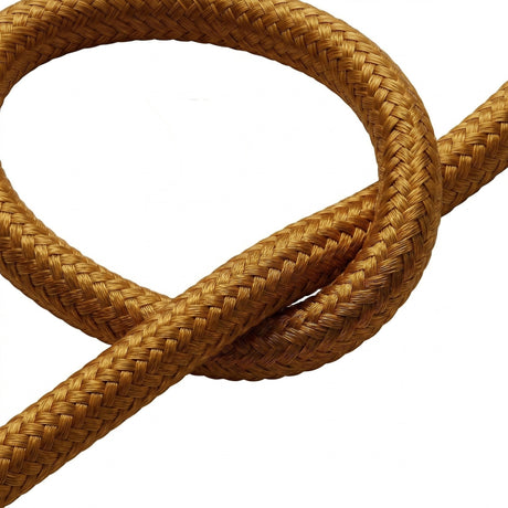 Rond strijkijzersnoer met zijde-effect – Amber