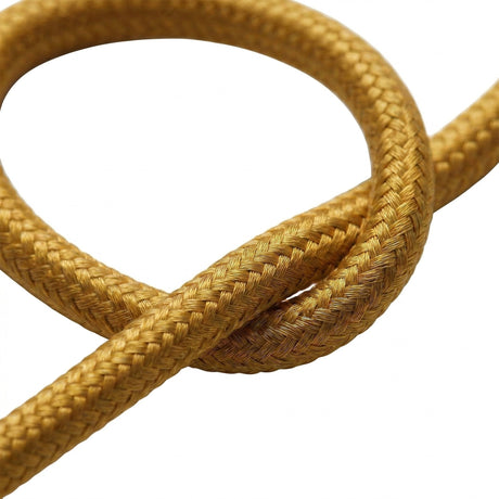 Rond strijkijzersnoer met zijde-effect – Goud