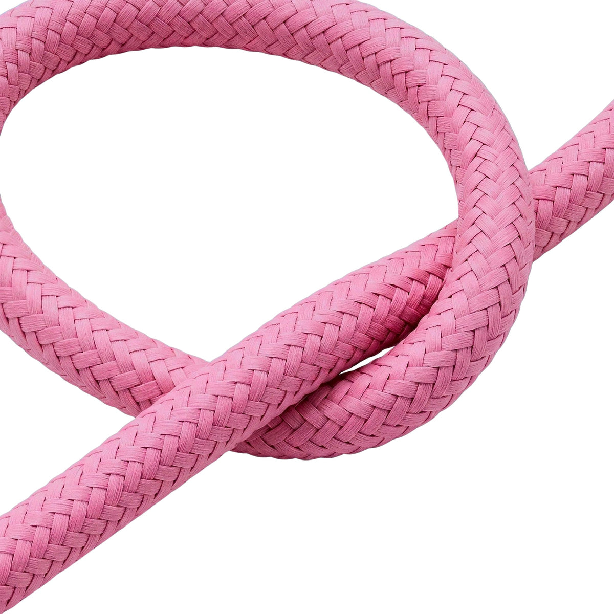 Rond strijkijzersnoer met zijde-effect – Fuchsiaroze