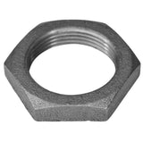 Contre-écrou fileté fonte noire plomberie