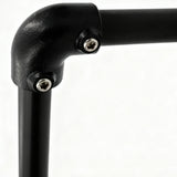 raccord tubulaire à visser noir type coude