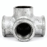 Distributeur T / Té - 4 voies - fonte galvanisée - photo produit fond blanc 4