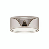 E27 led-donutlamp van rookglas, Ø 195 mm, driekwartaanzicht, witte achtergrond