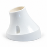 Thermoplastische E27 lamphouder van 45° voor wand of plafond — wit — aanzicht 1