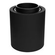 E27-fitting voor wand of plafond, waterdicht IP44 — Zwart